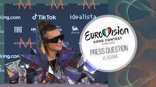 PRESS QUESTION ► Vladana (Montenegro Eurovision 2022)