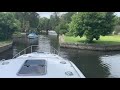 tightest mooring ever at neatishead on the norfolk broads