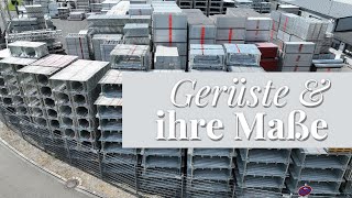 📏 Gerüste \u0026 ihre Maße: Gerüst-Wissen 📏