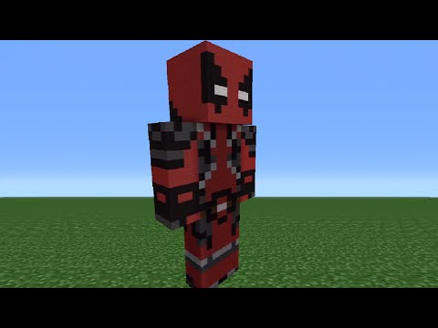 Minecraft Tutorial: How To Make A Deadpool Statue Minecraft Tutorial: How To Make A Deadpool Statue