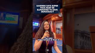 Bernie Sanders declares war on billionaire election donations- the Abolish Super PACs Act