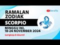 RAMALAN ZODIAK SCORPIO MINGGU INI, 18-24 NOVEMBER 2024