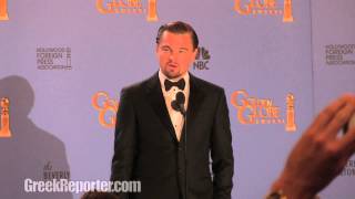 Golden Globes 2014: Leonardo DiCaprio Backstage