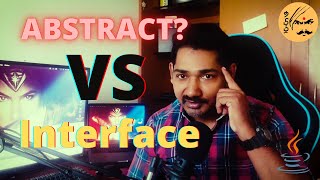 What is the main difference between interface and abstract class in Tamil? | interface in java