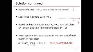 Dynamic programming (ECE 592 Module 21)