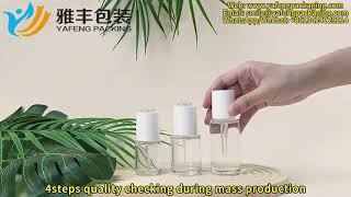 Custom PET Plastic Thick-Walled 20ml 30ml 50ml Round Dropper Bottle for Essential Oil