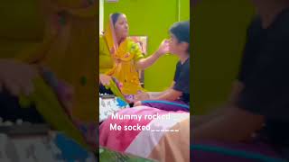 Mummy rocked me shocked #comedy #mummy #prank #funny #mumy #mummi