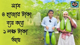 How To Cultivate The Bottle Gourd In Proper Way|| লাউ চাষ পদ্ধতি ||#প্রতিদিনের কৃষি