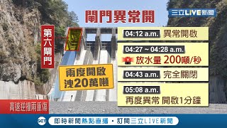 溪水暴漲已來不及...武界壩閘門異常狂洩20萬噸！竟然連廣播.簡訊通知都沒有？│記者吳崑榆 洪琮翔 曹勝彰 陳秉豪 │【LIVE大現場】20200913│三立新聞台