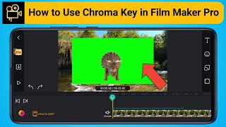 How to Use Chroma Key Tool in Film Maker Pro App || Green / Blue Screen Background kaise hatai