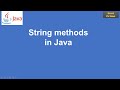 38.Java Tutorial: String Methods in Java | Zest Prime