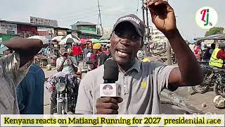 Mombasa residents reacts on Matiangi Presidential bid