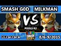 SSC - VGz | Smash God (Fox) Vs. OES | MilkMan (Fox) SSBM R2 Pools - Smash Melee