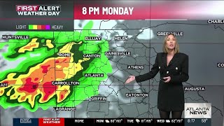First Alert Weather Day: Gusty storms move through after sunset