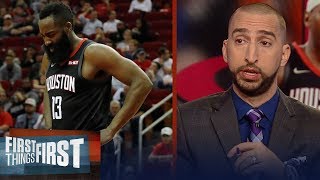 Nick Wright concerned for the 1-5 Rockets, Lonzo Ball struggling in L.A. | NBA | FIRST THINGS FIRST