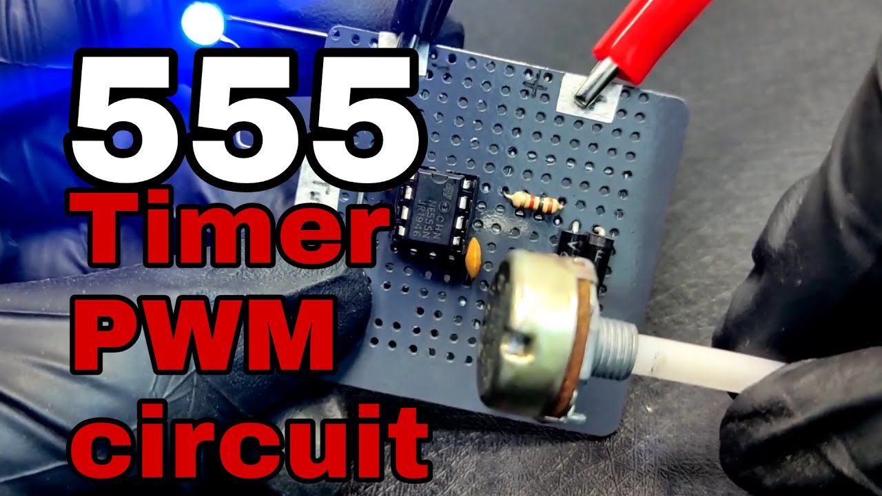 DIY 555 Timer PWM Circuit|| DC Motor Speed Controller - YouTube