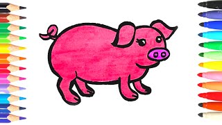 Cómo dibujar un cerdo facíl
