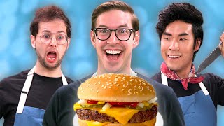 The Try Guys Make Burgers Without A Recipe