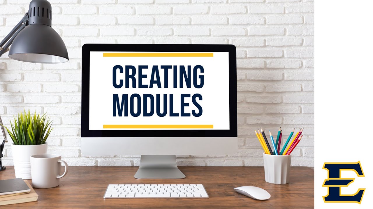 D2l Basics Creating Modules Youtube