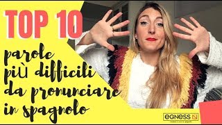 TOP 10 parole più difficili da pronunciare in spagnolo 🏆