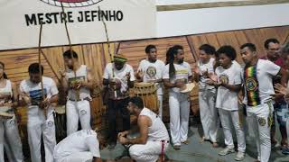 Inauguração do Centro Cultural do M. Jefonho. Jogo Mestre Ethienne e Mestre Jefinho A CAPOEIRA.