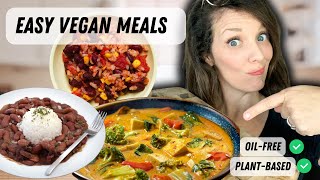 My Go-To Vegan, Plant-Based Dinner Recipes (oil free)