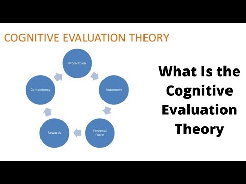 What are the two main pieces of cognitive evaluation theory?