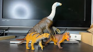 REVIEW! 2023 Safari Ltd Therizinosaurus, Stegouros, and Estemmenosuchus