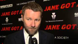 Jane Got A Gun: Joel Edgerton Red Carpet Movie Premiere Interview | ScreenSlam