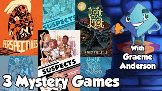 3 Mystery Game Reviews - With Graeme