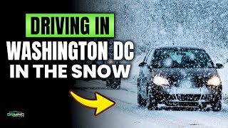 Driving in Washington DC in a Major Snowstorm | Icy Roads