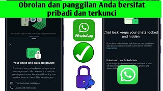 Cara Mengunci Obrolan WhatsApp dan Menyembunyikan Obrolan(Metode baru 2024).