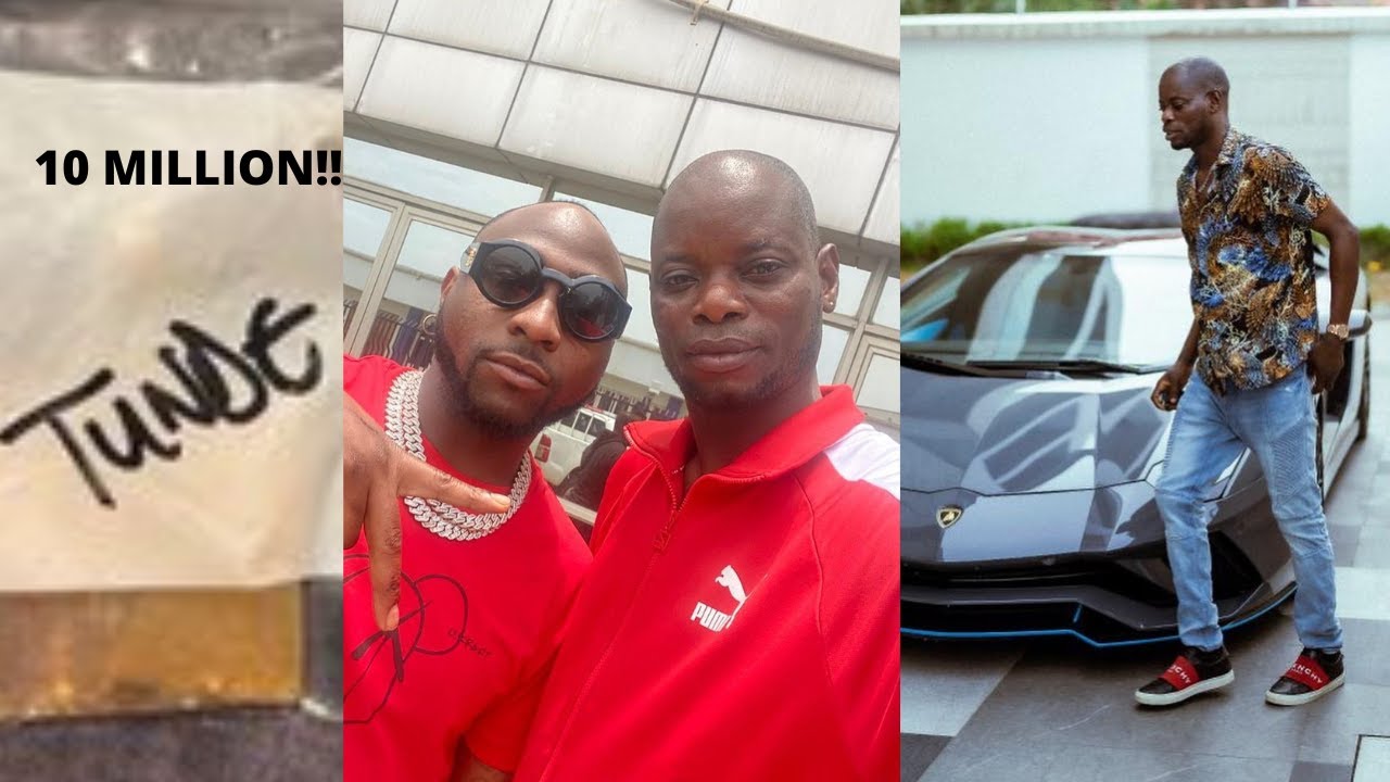 Davido Gifts His Driver A Customized 30BG Chain Worth 10 Million Naira ...