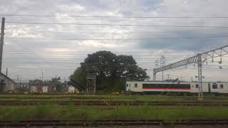 20180722　快速リゾートみのり仙台行き　小牛田駅発車