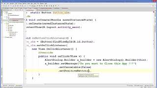 Android Tutorial for Beginners 12 # Android Alert Dialog Example