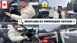 MUSTANG 🐎GT 🚘CONVERTIBLE OWNERSHIP 🚨REVIEW | PIYUSH GERA #mustang #canada #piyushgera