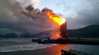 Slinningsbålet, Ålesund, one of the biggest bonfires in the world