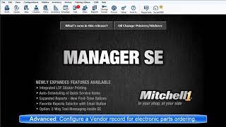 Manager SE Vendor Setup [catalog link]