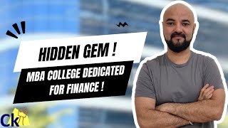 Hidden Gem! MBA College Dedicated for Finance!