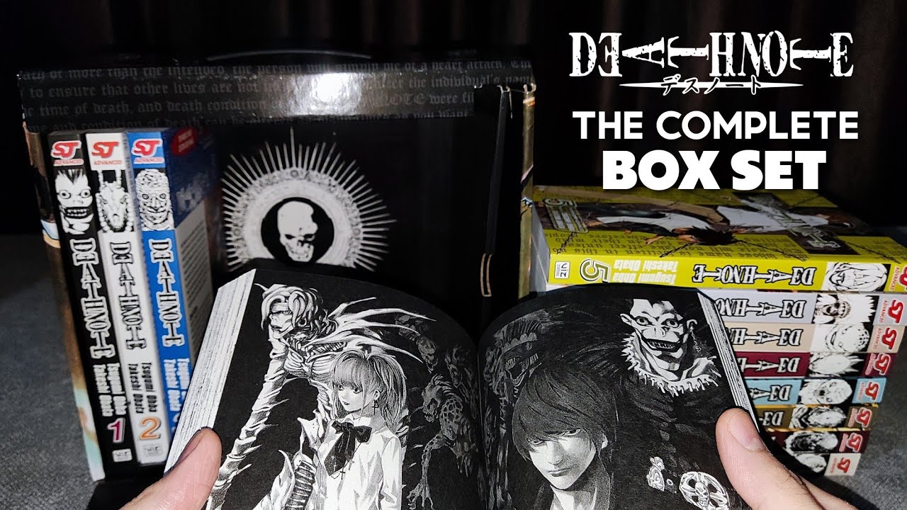 Death Note The Complete Box Set Death Note Manga Box Set Youtube