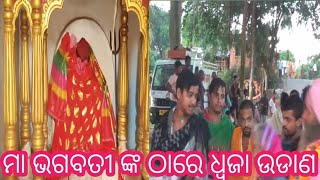 ମା ଭଗବତୀ ଙ୍କ ଠାରେ ଧ୍ବଜା ଉଡାଣ. ...#gurukrupa#