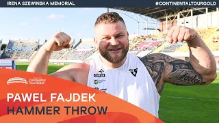 Pawel Fajdek dominates men's hammer with 82.77m | Irena Szewinska Memorial Continental Tour Gold