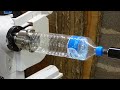 Woodturning - The Water Bottle - Awesome idea to re-use Plastic