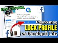 PAANO MAG LOCK PROFILE GAMIT ANG FACEBOOK LITE | Riencyll Cabile