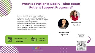 What do patients really think about Patient Support Programs (PSPs)?