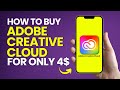 How To Buy Adobe Creative Cloud For Only 4$