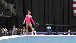 Ava Siegfeldt –  Floor Exercise – 2019 U.S. Gymnastics Championships – Junior Women Day 1