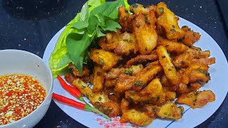 MÓN NGON CẤP TỐC_ Ba Chỉ tẩm bột trứng chiên giòn hương vị ngon cho bữa cơm gia đình
