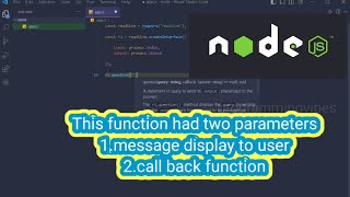 Node JS | Beginners | User Input & Output | Tutorial 1