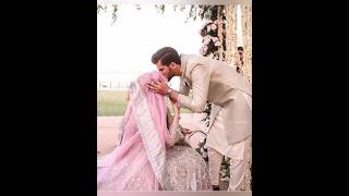 Shaheen shah afridi kissing Ansa Afridi Marriage ceremony in Karachi